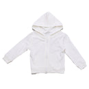 Ivory Zip Thru Hoodie-1