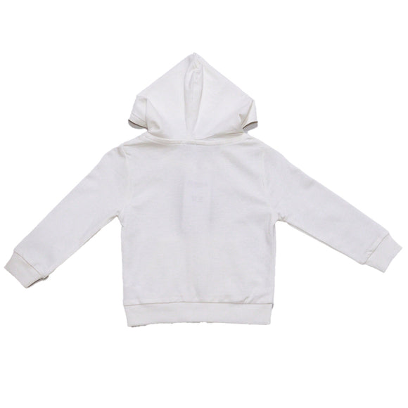 Ivory Zip Thru Hoodie