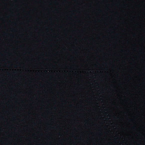 Black Over Head Hoodie