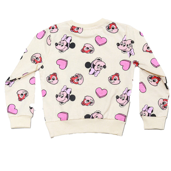 Beige Chip And Dale Aop Sweatshirt