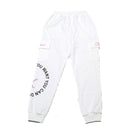 White Cargo Pocket Pants-2