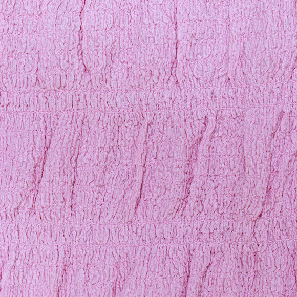 Pink Smocking Top Pale Pink