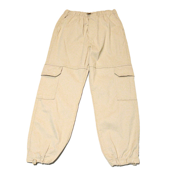 Cream Parachute Twill Pants