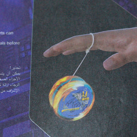 Blue Yellow Batman Yoyo - 0