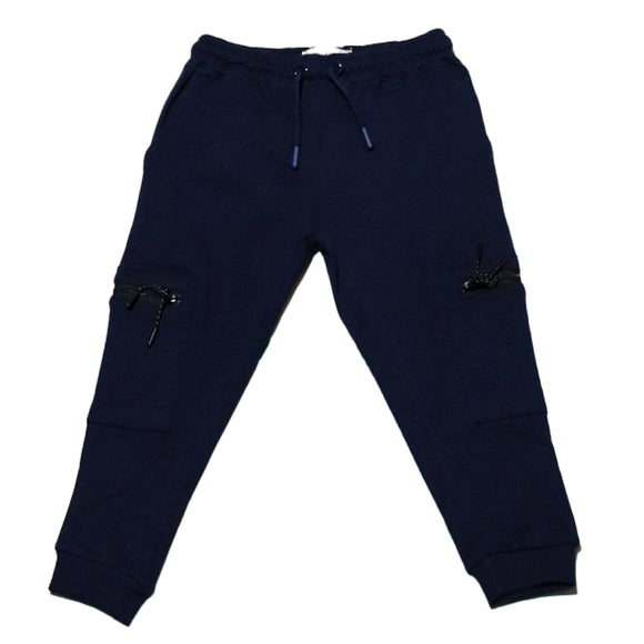 Blue Zip Cargo  Jog pant