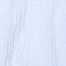 Crinckled Fabric Top With Frills White - 0