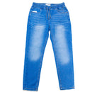 Blue Pull On Jeans Blue-1