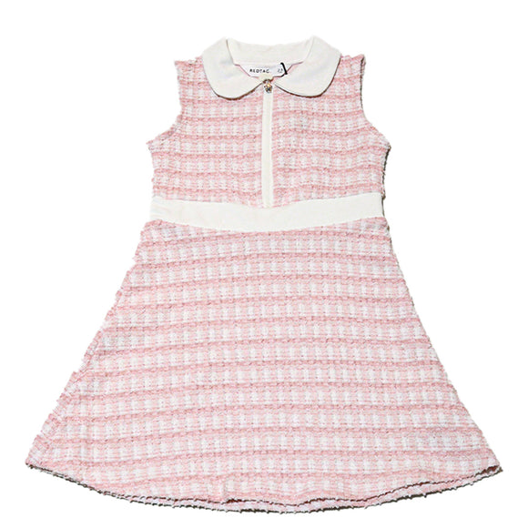 Slevless Dress With Front Zipper