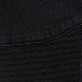 Black Slim Fit Biker Jeans - 0