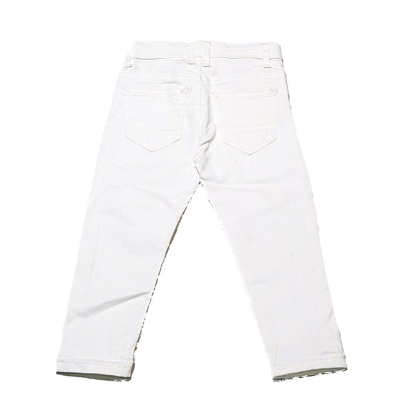 White Slim Fit Jeans