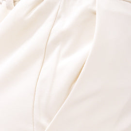 White Button Down Wide Leg Cargo - 0