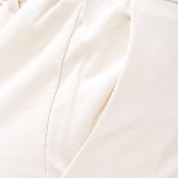 White Button Down Wide Leg Cargo