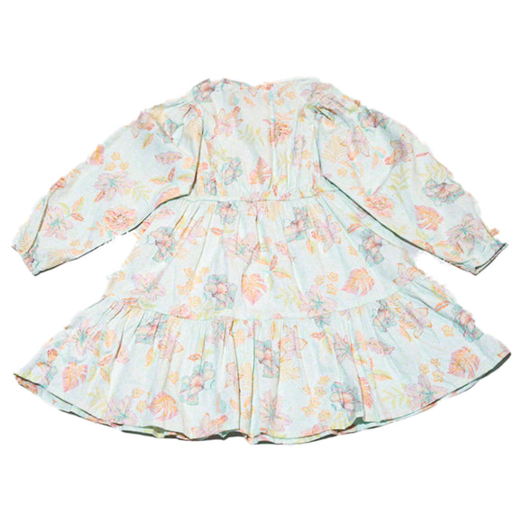 Mint Full Sleeve Poplin Dress