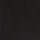 Black Single Button Dart Ponte Legging-4