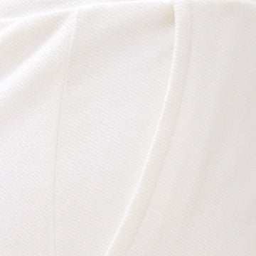 White Flare Leg Bottom Raw Edge Trouser - 0