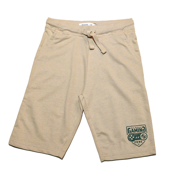 Beige Active Shorts