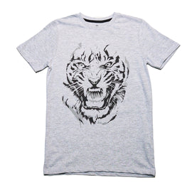 Grey Short Sleeve Graphic Tshirt