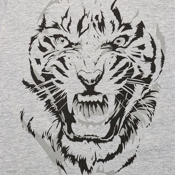 Grey Short Sleeve Graphic Tshirt