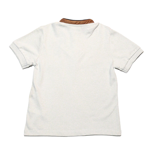 Lt Green Mandarin Collar Polo