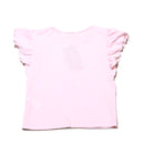 Peach Beads 3D Applique Work Tshirt-2