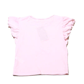 Peach Beads 3D Applique Work Tshirt - 0