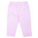 Sage Pull On Joggers With Flower Print Green-1