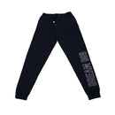 Navy Basic Print Track Pants-1
