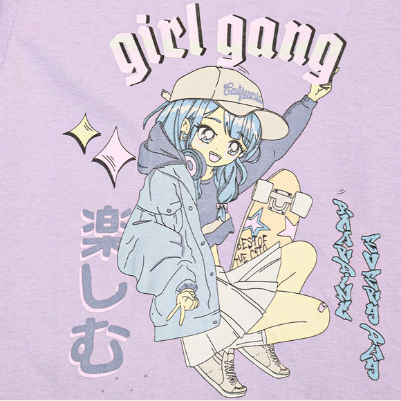 Purple Graphic T Shirts