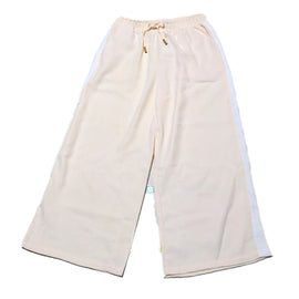 Cream Plain Trousers