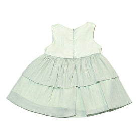 Sage Chiffon Tired Dress - 0