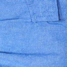 Blue Side Pockets Paperbag Jeans - 0