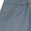 Light Wash Basic Knitted Denim-3