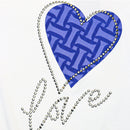 White Drop Shoulder Top With Embellishement-3