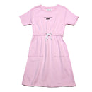 Pink Sporty Knitted Dress-1