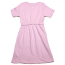 Pink Sporty Knitted Dress-2