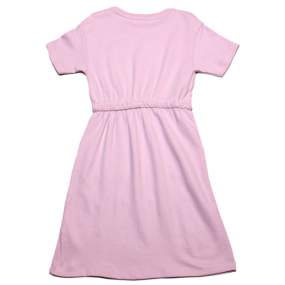 Pink Sporty Knitted Dress