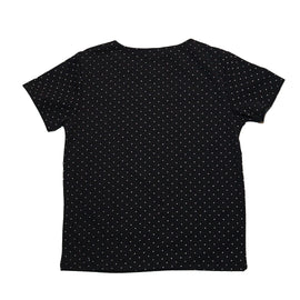 Black W Silver Top With Allover - 0