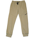 Beige Emboss Active Pants-1