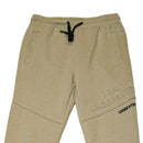 Beige Emboss Active Pants-2