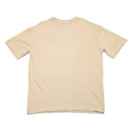 Beige Oversize Gamer Embroidery Tee - 0