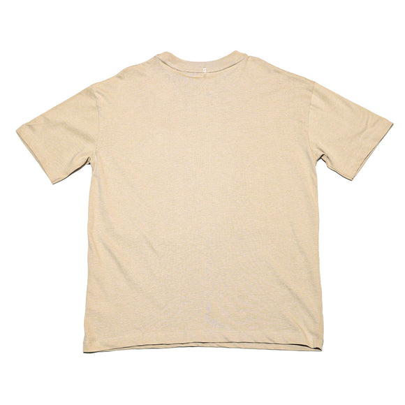 Beige Oversize Gamer Embroidery Tee