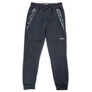 Black Cut Sew Heatseal Active Pants Black-1