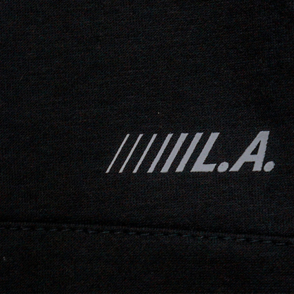 Black Cut Sew Heatseal Active Pants Black