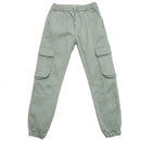 Olive Pullon Jogger Cargo Casual Trouser Green-1