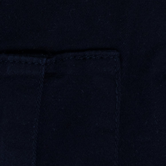 Black Pullon Cargo Casual Trouser Black