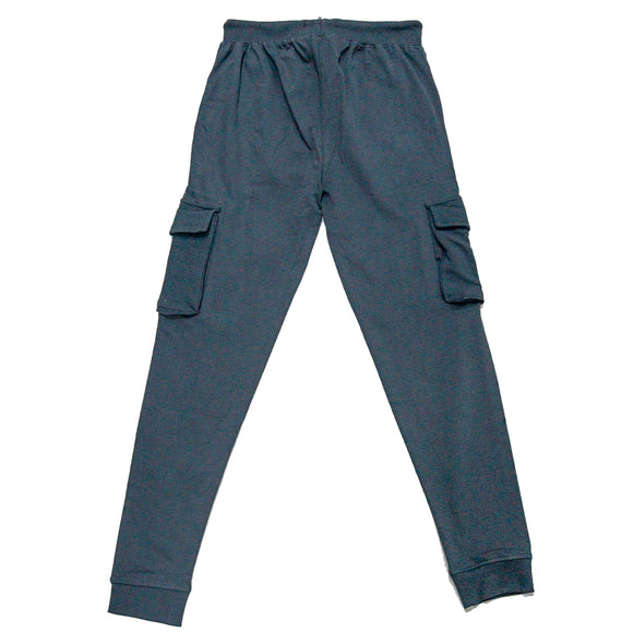 Grey Cargo Active Pants Dark