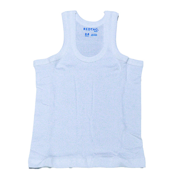 White 3 Pack Vest Basic White 2 4 Years