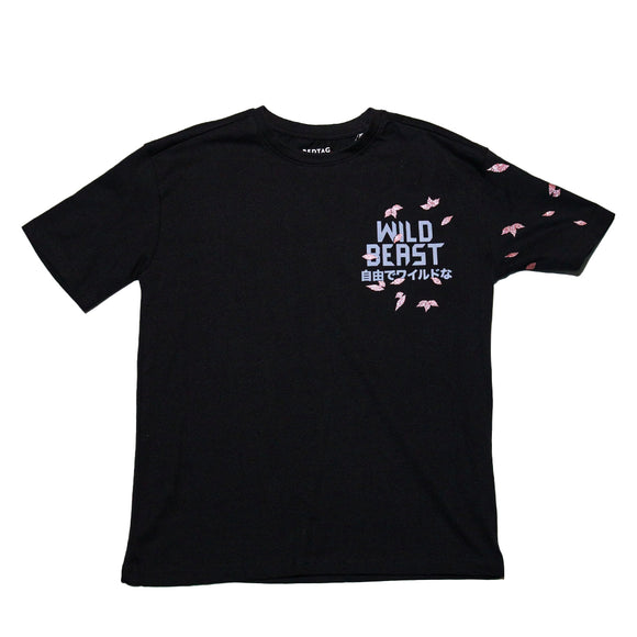 Black Wild Beast Oversize Tee