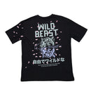 Black Wild Beast Oversize Tee-2