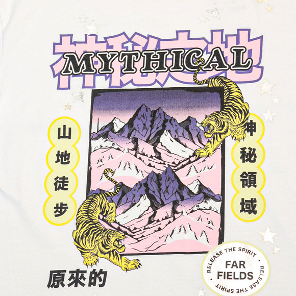 White Mythical Oversize Tee